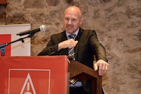 Günter Zellner als Festredner bei der IG Metall Regensburg